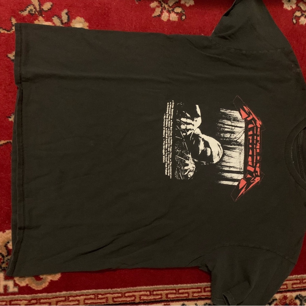 Black Metallica T-Shirt size Medium